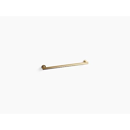 Kohler Metal, Grab Bar, Vibrant Brushed Modern Brass 11893-2MB